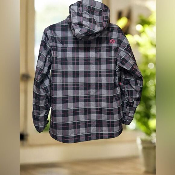 Sessions MFG RECCO Insulated Snowboarding Snow Winter Ski Plaid Jacket Parka S - Picture 7 of 16